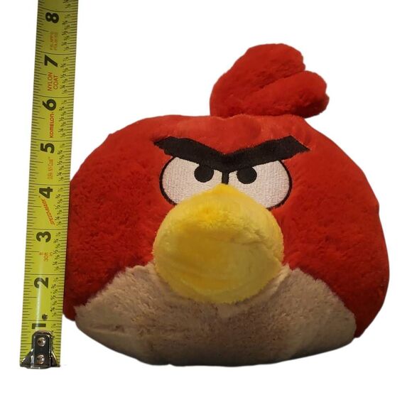 Official Licensed 2010 Angry Birds Red Bird Plush 8" - Picture 4 of 7